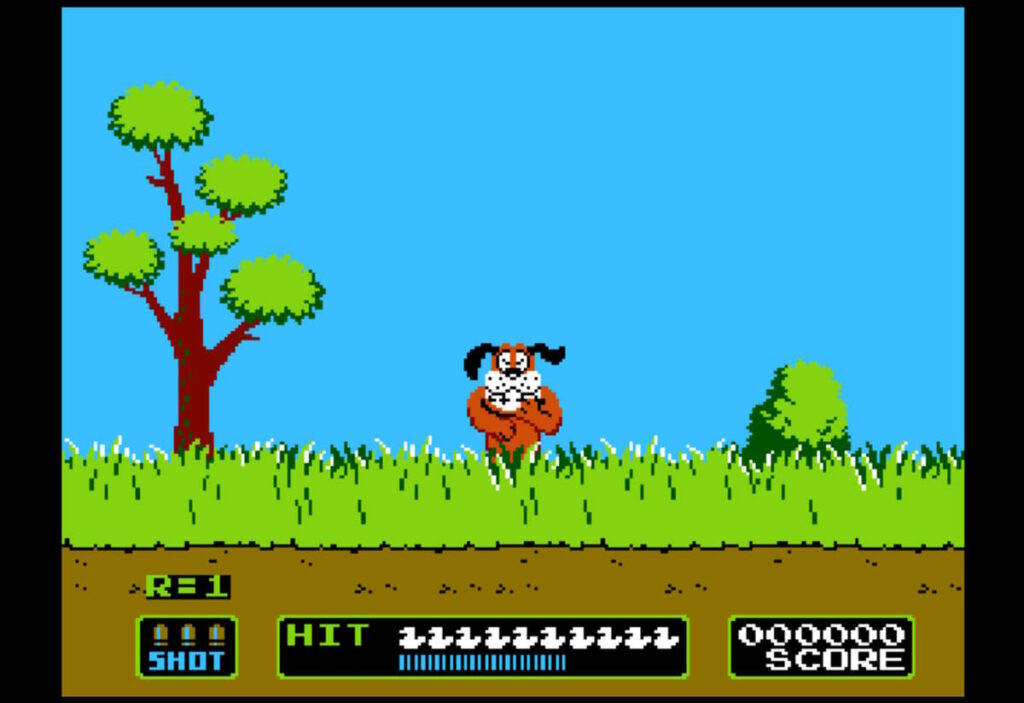 Duck Hunt NES Dog Laughing
