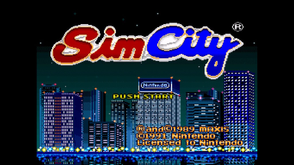 SimCity on the SNES was so relaxing