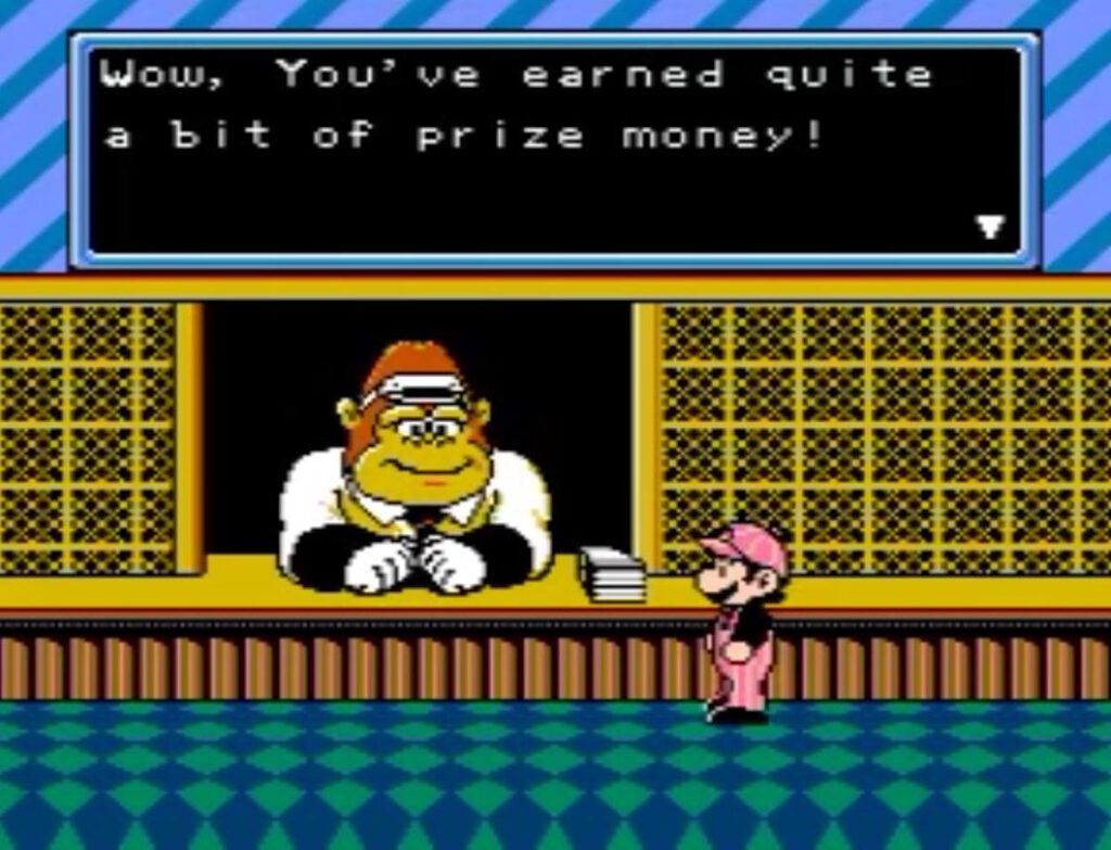 Even Donkey Kong makes a cameo in NES Open Tournament Golf
